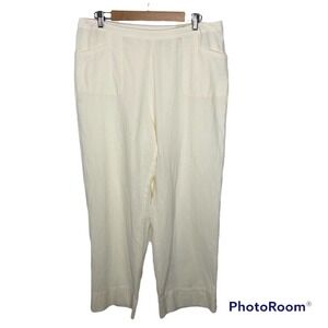 NWT Soft Surroundings Womens Straight Leg Full Length Pants‎ Size Large (14-16)